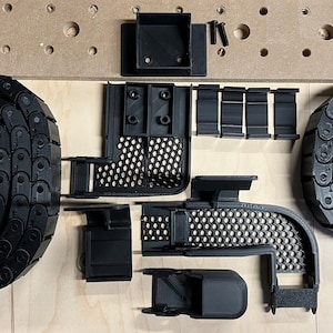 Drag Chain Components for Onefinity Journeyman and Woodworker CNC router Individual Components Only