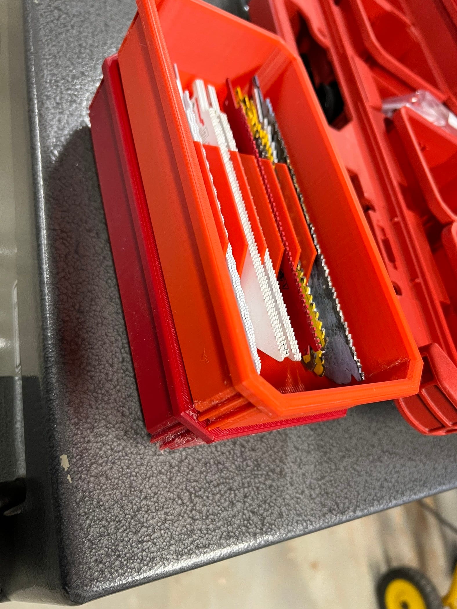 ZIORS Portable Zipper Saw Blade Storage Case,Empty Case For Sawzall Saws/Sabre Saws Organization,Wood Pruning Saw Blades Carring Case Reciprocating