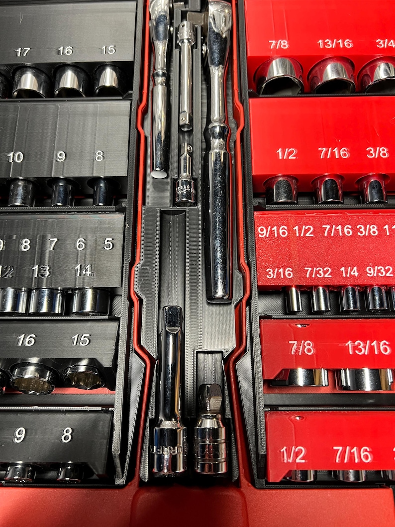 Socket Organizer for Milwaukee Packout Holds 92 Sockets - Etsy