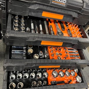 Mechanics Socket Organizer for Ridgid 4 Drawer Modular Tool Box