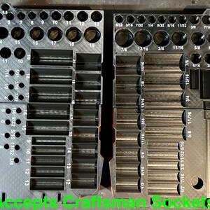 Mechanic Socket Organizer for Milwaukee Packout 11 Compartment Low ...