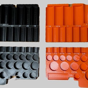 Mechanics Socket Organizer for Ridgid 4 Drawer Modular Tool Box image 7
