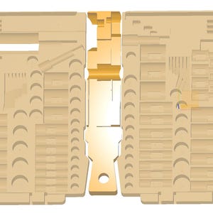 STL file for 230 pc Craftsman VersaStack insert for Milwaukee 11 bin low profile packout
