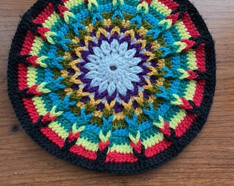 Hand Made Crochet Coasters Protect your Wooden Table Top