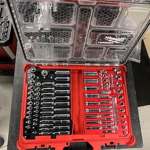 Mechanic (93) Socket organizer for Milwaukee Packout 11 bin low profile