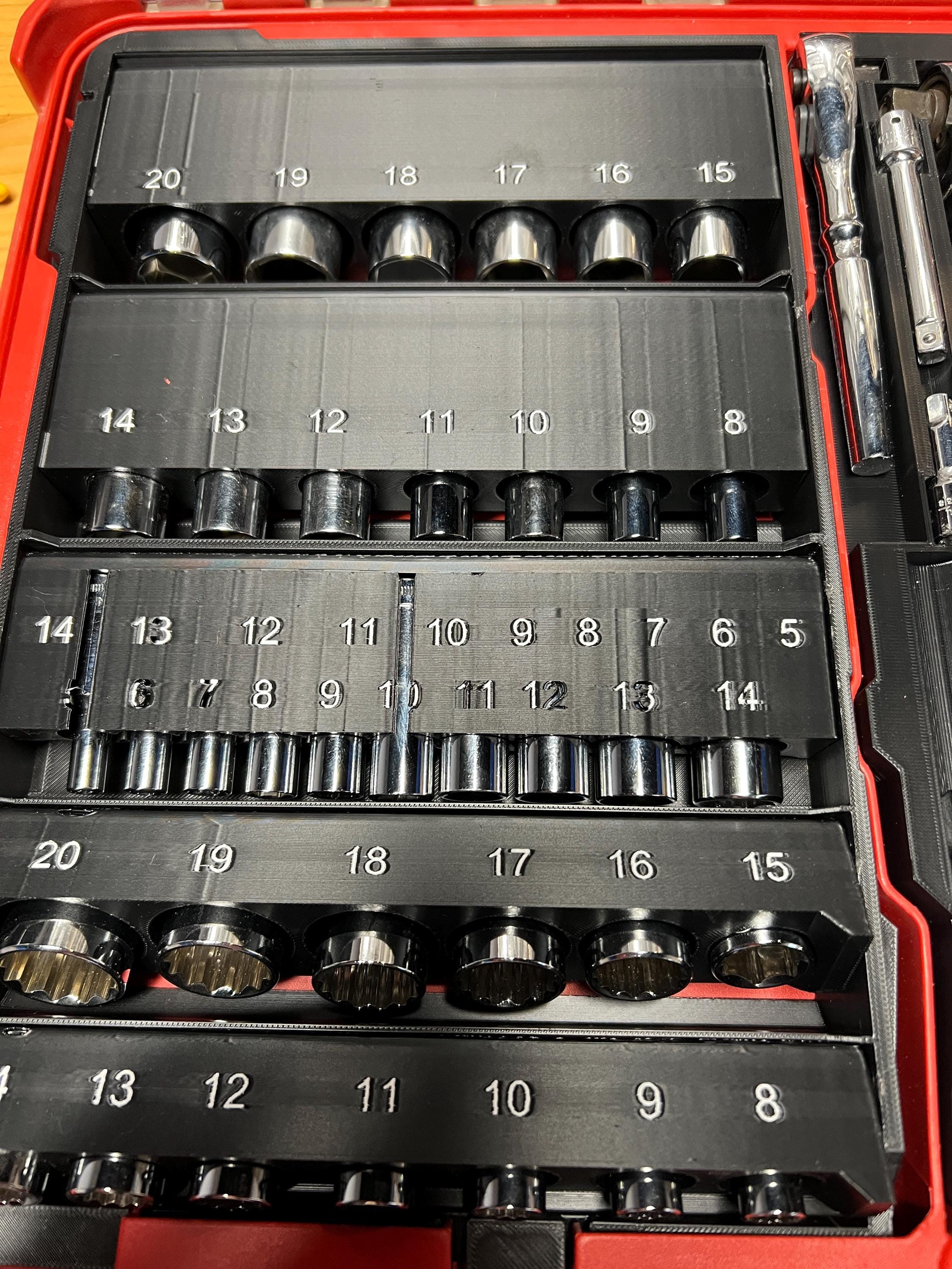 Socket Organizer for Milwaukee Packout Holds 92 Sockets - Etsy