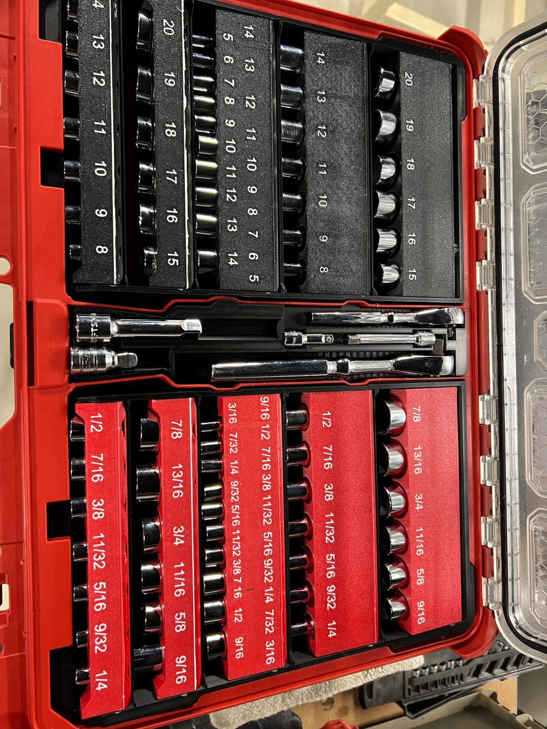 Socket Organizer for Milwaukee Packout Holds 92 Sockets - Etsy