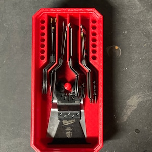 Narrow and Wide Oscillating saw blade holder for Milwaukee Packout small parts holder, TOOLS NOT INCLUDED