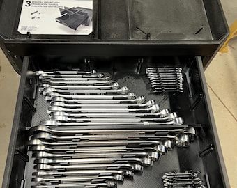STL file for Combination Wrench Organizer for Toughbuilt StackTech Drawer Case