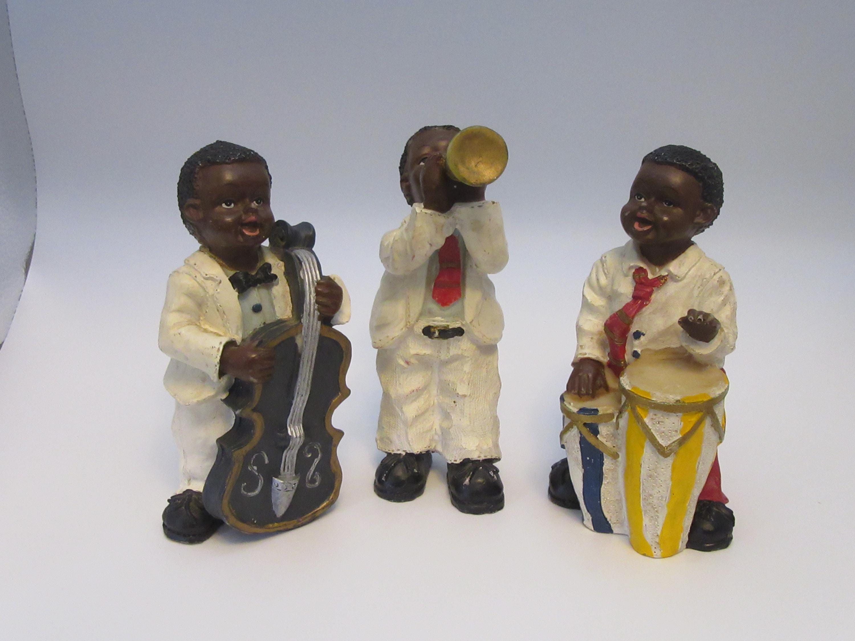 Black Jazz Band Figurines - Etsy