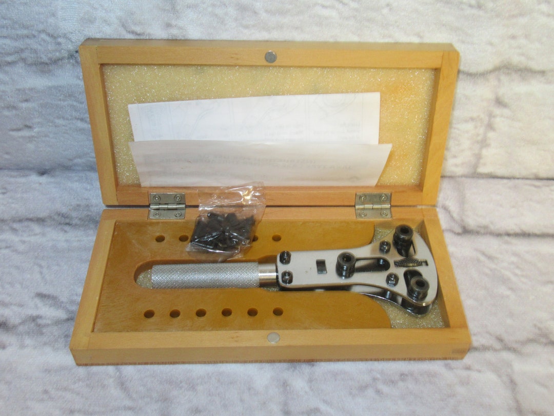 Jaxa Type Waterproof Case Wrench Watch Case Back Opener With Four Sets of Pins Etsy