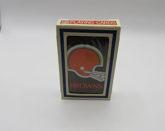 Vintage 1969 Cleveland Browns Playing Cards RCI Deck NFL