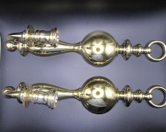 Vintage Syroco Gold Wall Sconces Pair, Hollywood Regency Candle Holders, Ornate Mid Century Decor