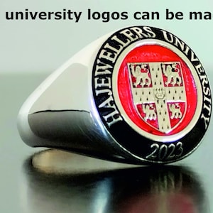 Custom Desing University Ring, Class Ring, School Graduation Ring, Personalized Ring, Custom School Ring, Graduation Jewelry,