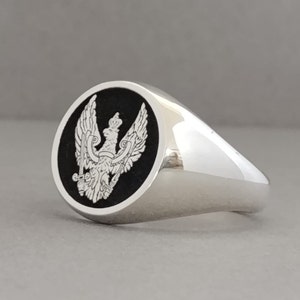 Family Crest Ring, Gold Chunky and Dainty Bridesmaid Rings Vintage, Custom Engraved Signet Ring,Personalized Jewelry