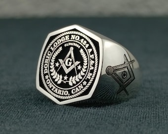 Freemason Ring, Mason Rings, Free Mason Ring, Mens Masonic Rings, Masonic Rings, Masonic Jewelry, Christmas Ring, Christmas Gift