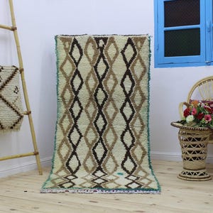 Classical Melting Rug, Irregular Carpet, Trending New Melting Decor, Acid Wave Mat, Moroccan Rug - 2x6