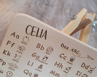 The small 1x1 with individual engraving personalized snack boards