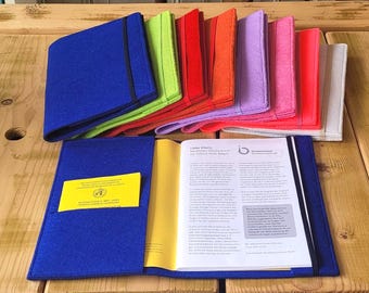 Blank felt examination booklet covers for self-decoration
