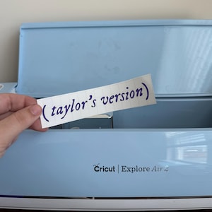 Taylor&#39;s Version / Swiftie Debut Album Cover Decal // Decal for Car, Laptop, Notebook, Phone, Water Bottle