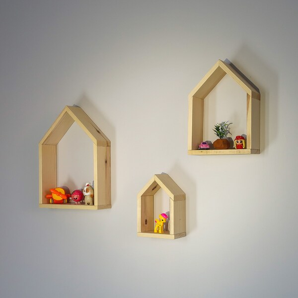 House Shaped Shelf Etsy