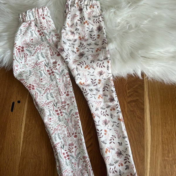 Leggins Mädchen floral