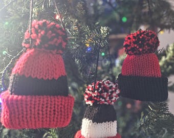 Man United - knitted christmas tree Santa hat bauble - stocking fillers - secret santa
