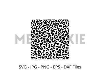 Cheetah Print SVG - PNG - JPG - Téléchargement numérique - Fichier coupé