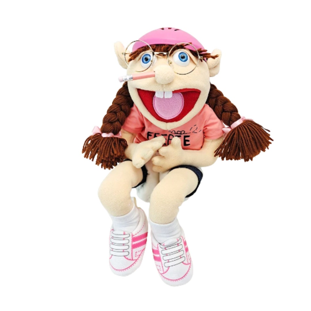 Handmade Puppet Phoebe Girl Puppet Youtube Etsy