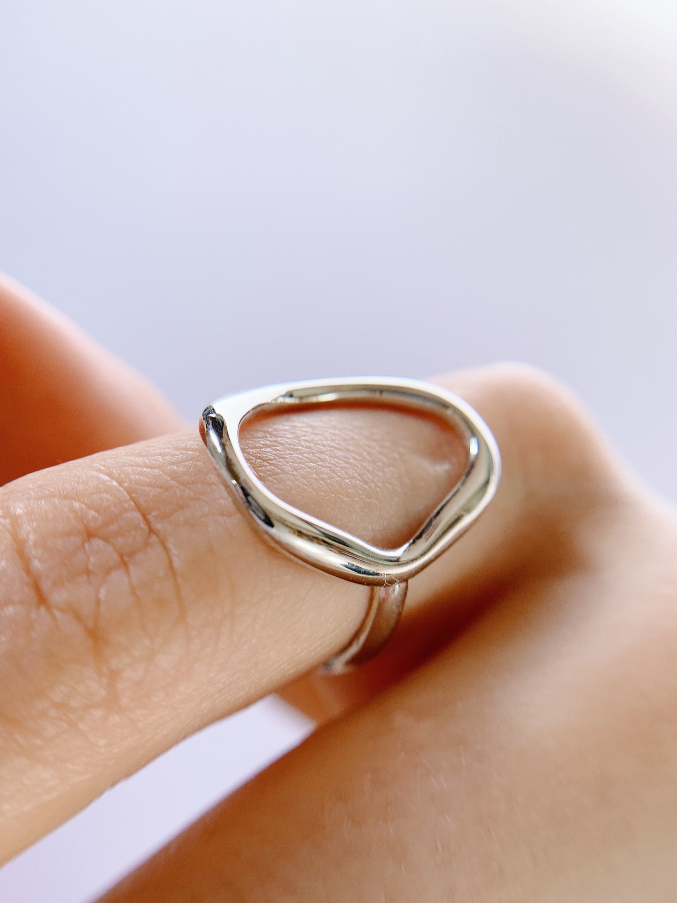 Designer Oval Silver Ring, Vintage Silver Ring, Unique