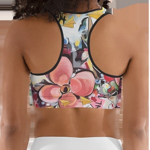 Paper Planes- The Sports Bra, super comfy non-sheer for Dance, CrossFit, Workouts, Running, Exercise, the Gym or for Everyday Wear