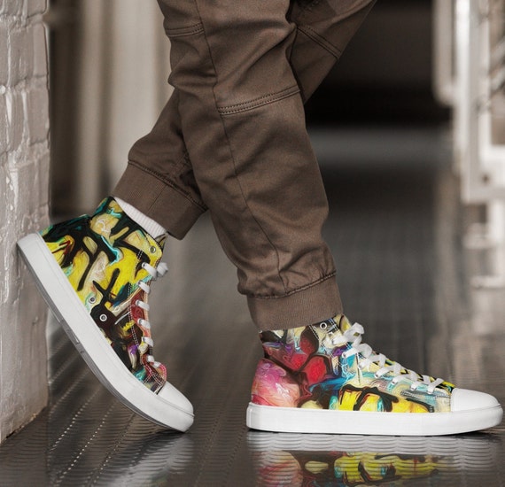 Men's street canvas clearance high top sneaker