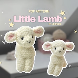 Little Lamb crochet pdf pattern