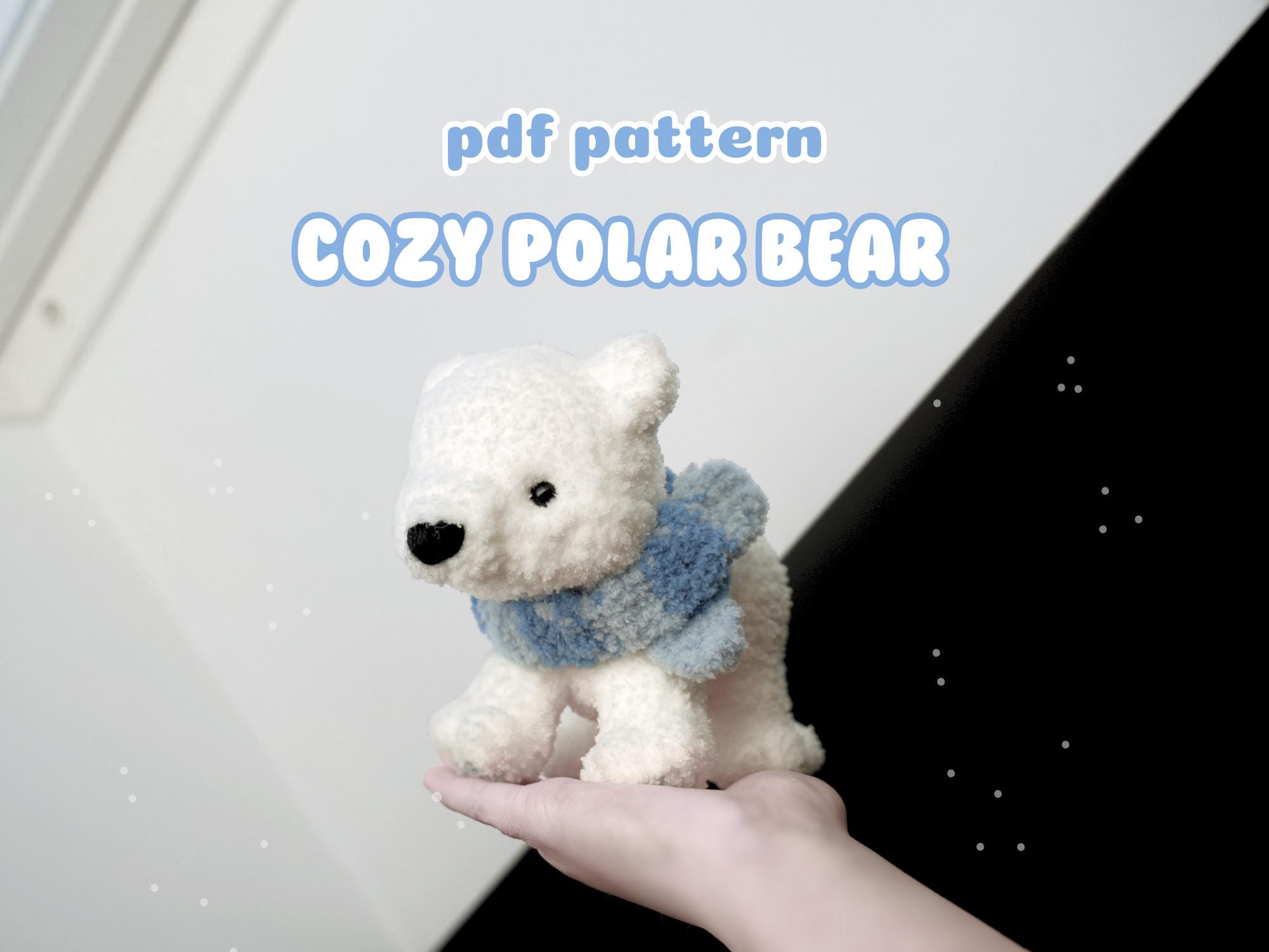 Cozy Crochet Polar Bear Pdf Pattern - Etsy