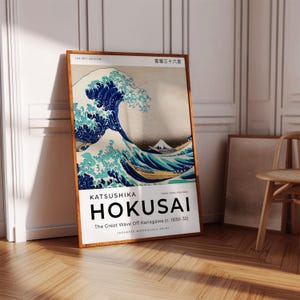 Japanese Wall Art, The Great Wave off Kanagawa, Japanese Woodblock Art, Kanagawa Print, Great Wave Print, Hokusai Prints, Ukiyo-e
