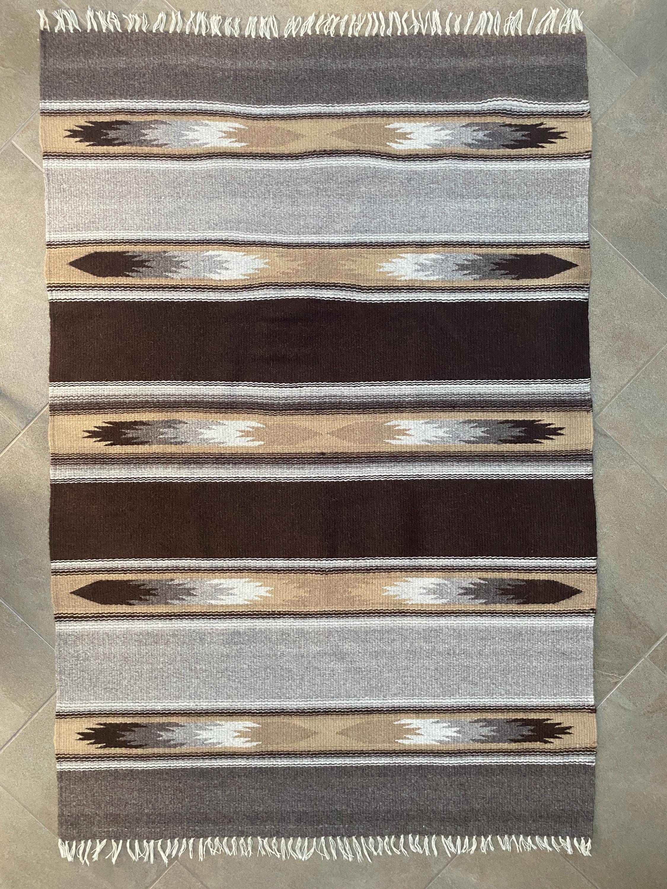 ☆特大☆Ortega Vintage Chimayo Rug157cm×30cm Long Exquisite Chimayo Ortega Handwoven Chimayo Coat EXCELLENT