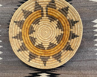 Vintage Navajo Wedding Basket 15"