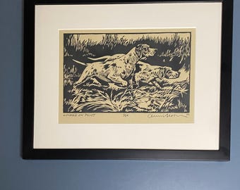 Block Print 1999 "Locked On Point" Limited 1I/64
