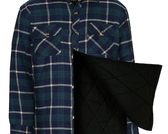 Mens Champion Lumberjack Totnes Padded Fleece Long sleeve Shirt