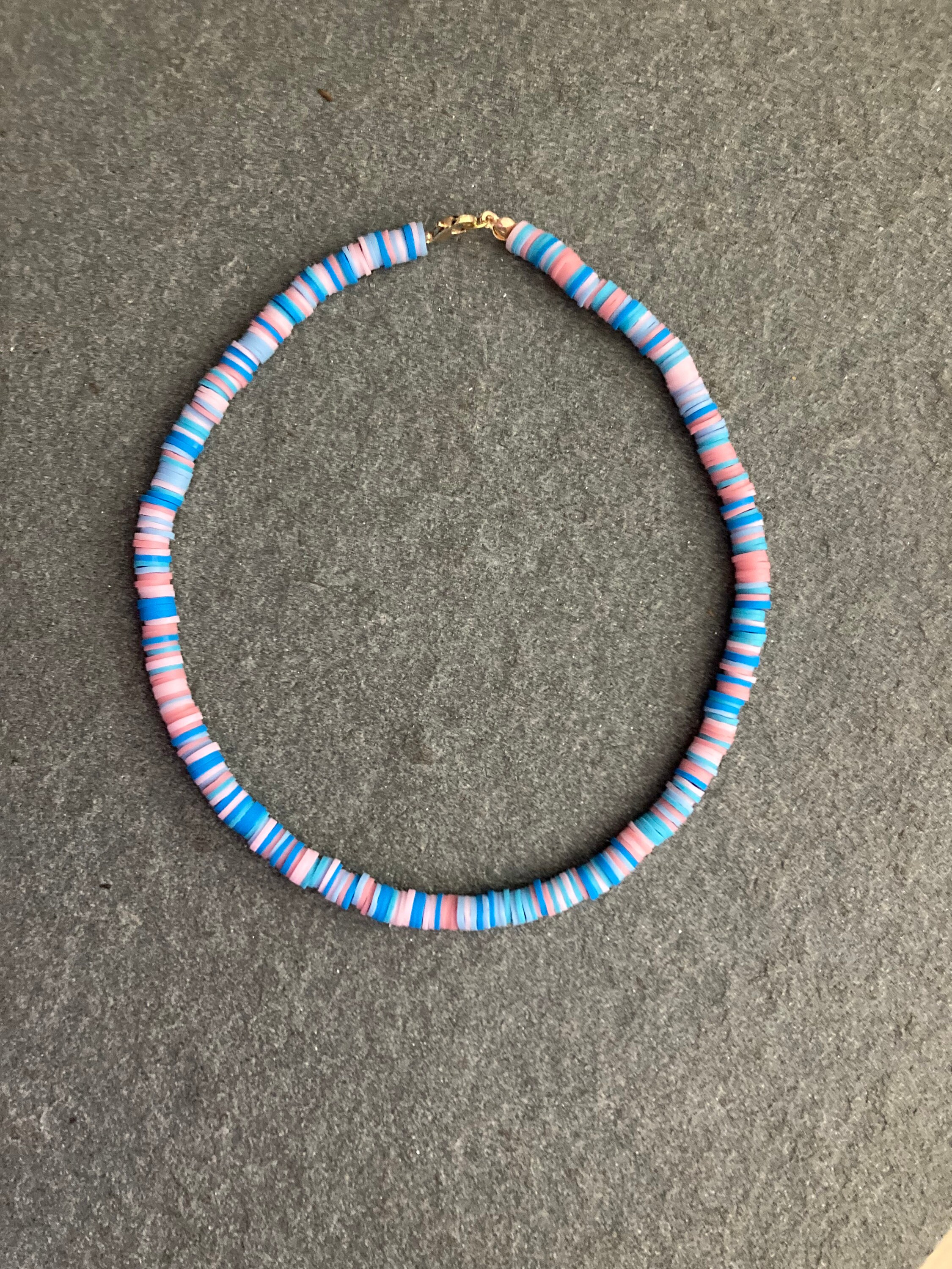 Yellow Clay Beaded Choker main image 1