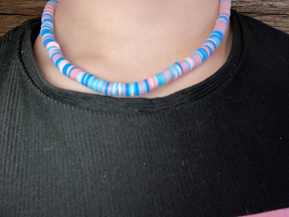 Yellow Clay Beaded Choker main image 0