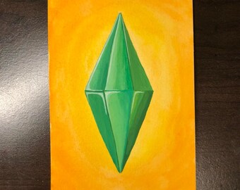 Ultra-Shiny Plumbob (Print)