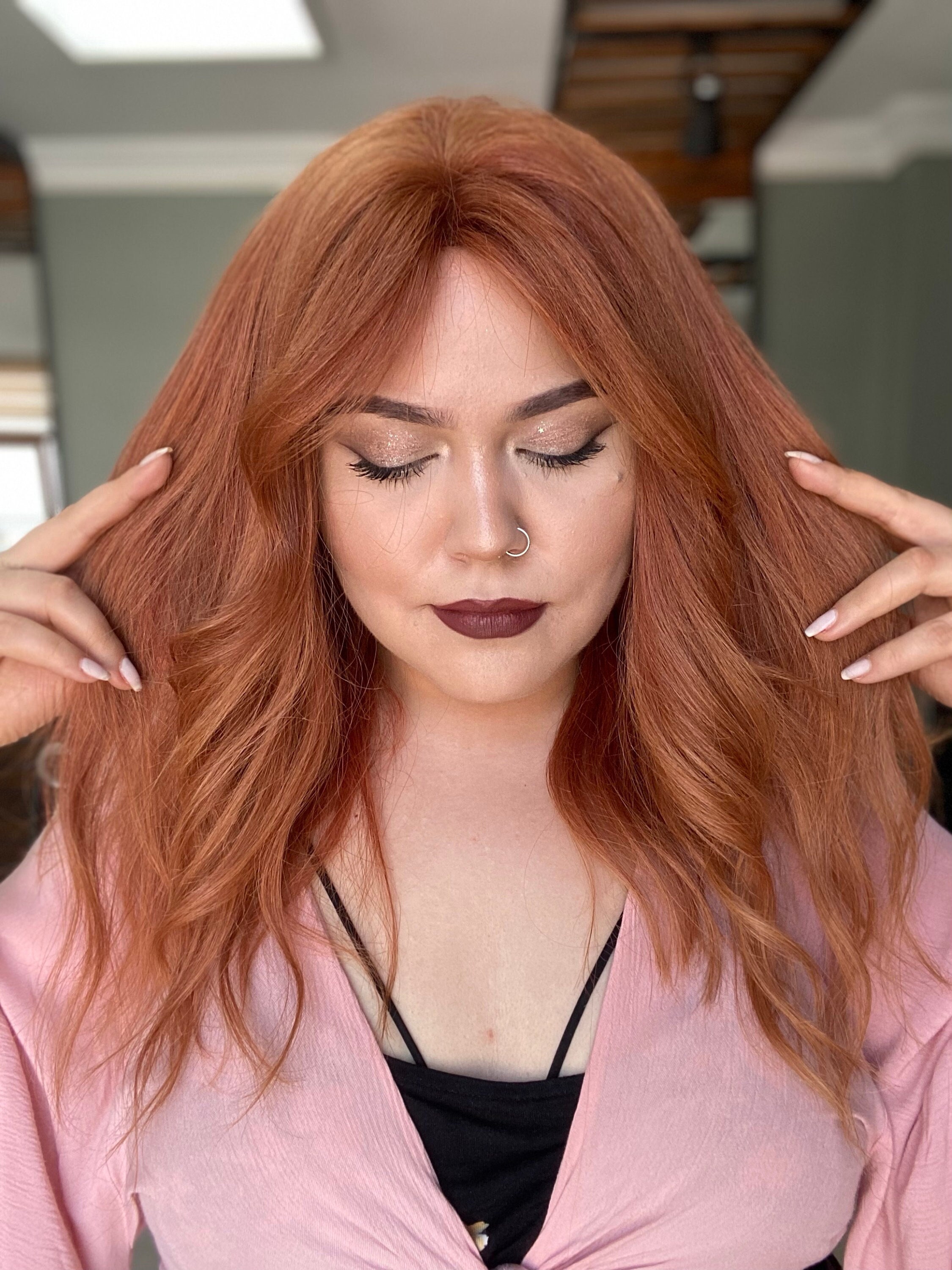 Red Human Hair - Etsy Red Human Hair - Etsy
