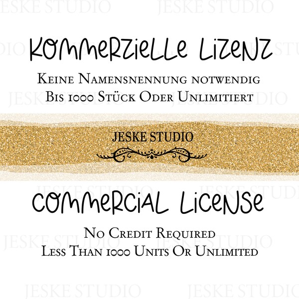 Kommerzielle Lizenz Commercial License for Jeskestudio