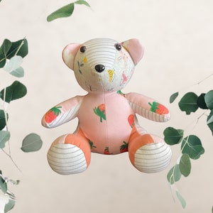 Keepsake Bear out of Baby Clothes // gift for mom // memory bear // baby shower gift