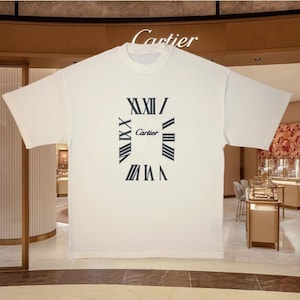Cartier Logo Clock Face t-shirt