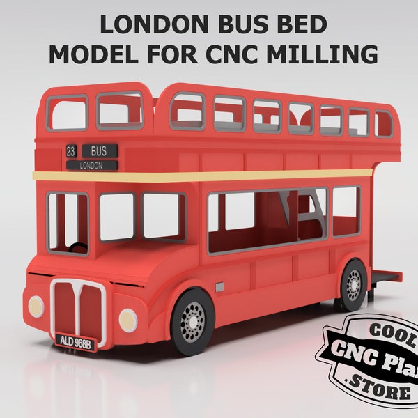 London Bus Model Step London Bus - Etsy