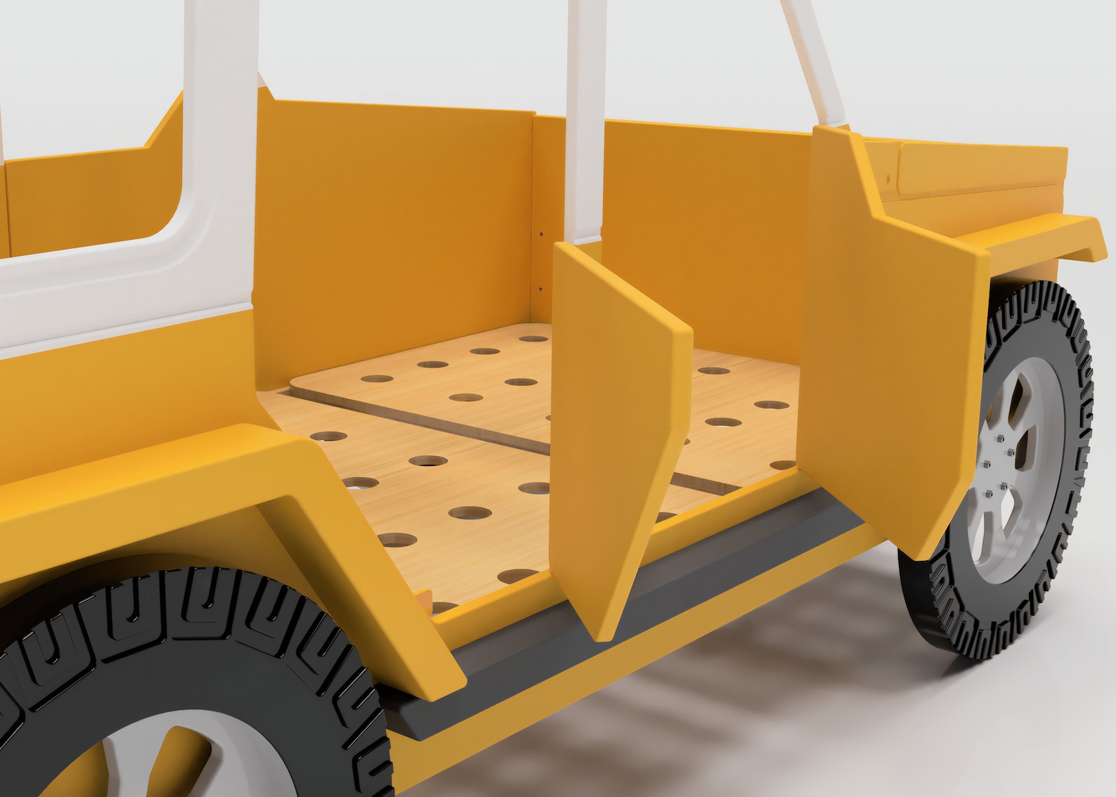Jeep Wrangler Bed for Kids. Plans Models for Cnc Milling. Etsy