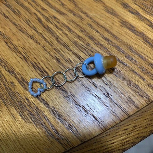 Reborn micro mini tiny pacifier w/chain