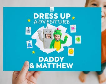 Personalised Daddy & Child Story Book, Childrens Story Book, Father's Day Gift for Dad, Gift for Daddy from Son or Daughter